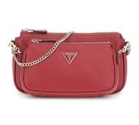 GUESS Noelle Damen-Umhängetasche, Doppeltasche, Granat, One Size, Noelle II Double Pouch Crossbody
