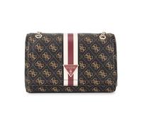 GUESS Noelle Damen-Umhängetasche, umwandelbar, mit Klappe, Braunes Logo, One Size, Noelle Convertible Crossbody Flap Bag