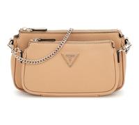 GUESS Noelle Double Pouch Crossbody Beige
