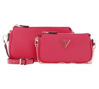 GUESS Noelle Double Pouch Crossbody Magenta