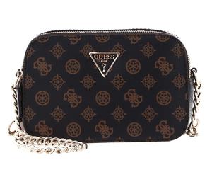 GUESS Noelle Girlfriend Crossbody Camera Bag Mocha Logo
