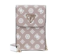 GUESS Noelle Girlfriend Smartphone Bag Rosewood Logo