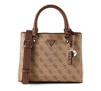 Guess Handtasche Noelle II S – mit mehreren Fächern – Latte-Logo Braun