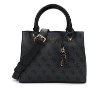 Guess Handtasche Noelle II Multi Compartment Satchel S Coal Logo