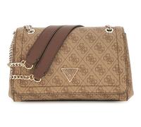 Guess Schultertasche Noelle II, Lederimitat hellbraun, Damen