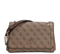 Guess Noelle II Convertible Xbody Flap - Umhängetasche 24 cm (latte logo/brown)