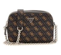 Guess Umhängetasche Noelle Q Logo dunkelbraun, Lederimitat, Damen