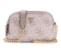 GUESS Noelle II Crossbody Camera Bag Dark Taupe Logo