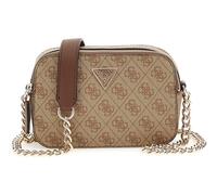 GUESS Noelle II Crossbody Camera Bag Latte Logo / Brown