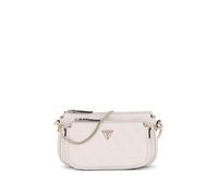 GUESS Noelle II Double Pouch Crossbody Bag White Logo