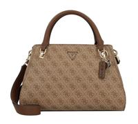 Guess Henkeltasche Noelle II Luxury Satchel mit Logo – Latte/Braun