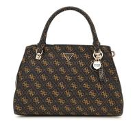 GUESS Noelle II Luxury Satchel Bag Brown Logo