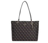 GUESS Noelle II Tote Bag Brown Logo