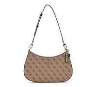 Guess Handtasche mit Label-Applikation Modell 'NOELLE' in Hellbraun, Größe 1