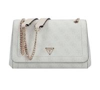 GUESS Noelle II Convertible Xbody Flap Bag White Logo