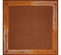 GUESS Noelle Kefiah Scarf 130X130 Brown Logo