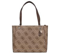 GUESS Schultertasche Shopper Noelle II Tote Bag Latte Logo/Brown hellbraun