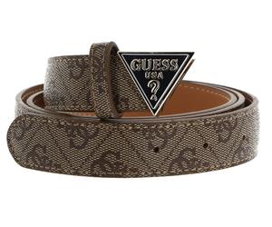 GUESS Noelle Not Adjustable Pant Belt W95 Latte Logo