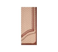 GUESS NOELLE PRINTED SCARF 90X180.LATTE LOGO U