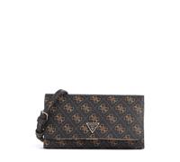 Guess Noelle Q Logo Geldbörse dunkelbraun, Lederimitat, Damen