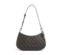 Guess Noelle Q Logo Schultertasche dunkelbraun, Lederimitat, Damen