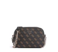 Guess Noelle Q Logo Umhängetasche dunkelbraun, Lederimitat, Damen