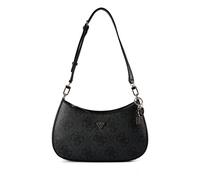 GUESS Noelle II Top Zipper Shoulder Bag Coal Logo