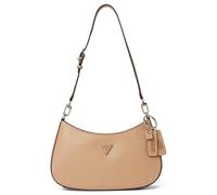 Guess Schultertasche Noelle Lederimitat Top-Zip Damen Beige