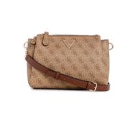 Guess Damen Umhängetasche Noelle – Tri Compartment – Braun