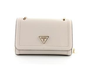 Guess Noelle Überschlagtasche hellbeige