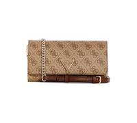 GUESS Noelle Xbody Flap Organizer Latte Logo/Brown