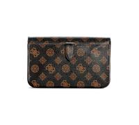 GUESS Noelle XBody Flap Organizer mocha logo