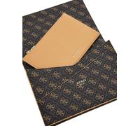 GUESS Noreen Clutch Brown Multi