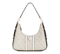 GUESS Noreen Top Zip Shoulder Bag Dove Logo