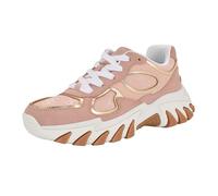 GUESS Norina Damen-Sneaker, Orange/Gold Logo 800, 39 EU