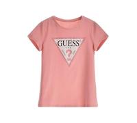 GUESS Ökologisches Strass-Grafik-T-Shirt für Mädchen, bonbon-rosa, 12 Jahre