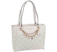 GUESS Schultertasche Shopper Libby Noel Tote Cream White creme