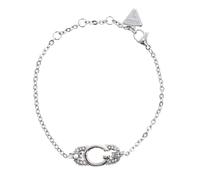 GUESS Oh My G Logo & Crystals Bracelet S Rhodium