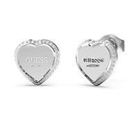 GUESS Ohrstecker Herz Fine Heart JUBE01427JWRHT-U/JUBE01427JWYGT-U, Einheitsgröße, Nicht-Edelmetall, Kein Edelstein
