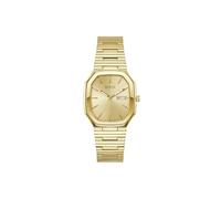 Guess Oliver Herren Armbanduhr, Edelstahl, 35 mm, Edelstahlarmband, Farbe: Gold, 3 bar, Zifferblatt: Champagne, Datumsanzeige, GW0978G2