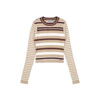 GUESS Originals Wmns Go Sophia Ls Ribbed Sweater Beige in Größe XS