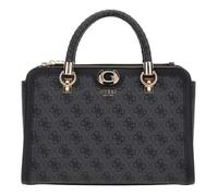 GUESS Orlina Logo Society Satchel Coal Logo