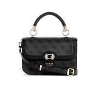 Guess Kurzgriff Tasche Orlinda Logo Top Handle Flap coal logo