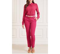 GUESS Phoebe Chain Blouse Mid Magenta Größe: XS | Blusen Outlet | Damen | Rosa