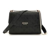 Guess Schultertasche Phoebe Peony – geprägtes Lederimitat, schwarz, mit Logo – Damen