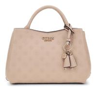 GUESS Phoebe Girlfriend Satchel Bag Simply Taupe Logo