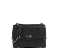 Guess Phoebe Peony Debossed Schultertasche schwarz, Lederimitat, Damen