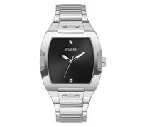 Guess Phoenix Herren Armbanduhr, Silber, Edelstahlarmband, 5 bar Wasserdichtigkeit - 43 mm Gehäuse, markantes Design, GW0387G1 SP