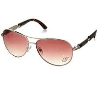 GUESS Piloten-Sonnenbrille für Damen aus Metall, Gld-34, 60 mm