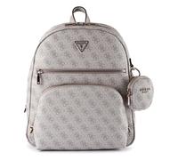 GUESS Rucksack Freizeitrucksack mit Laptopfach Power Play II Tech Backpack Dark Taupe Logo